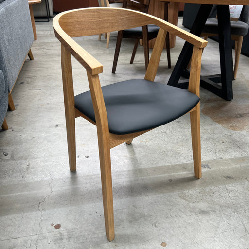 DIAMOND Sweden Chair Natural Black Seat discounted furniture in Adelaide