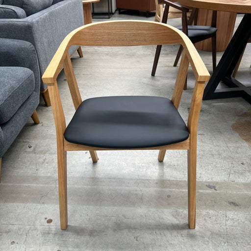 DIAMOND Sweden Chair Natural Black Seat discounted furniture in Adelaide
