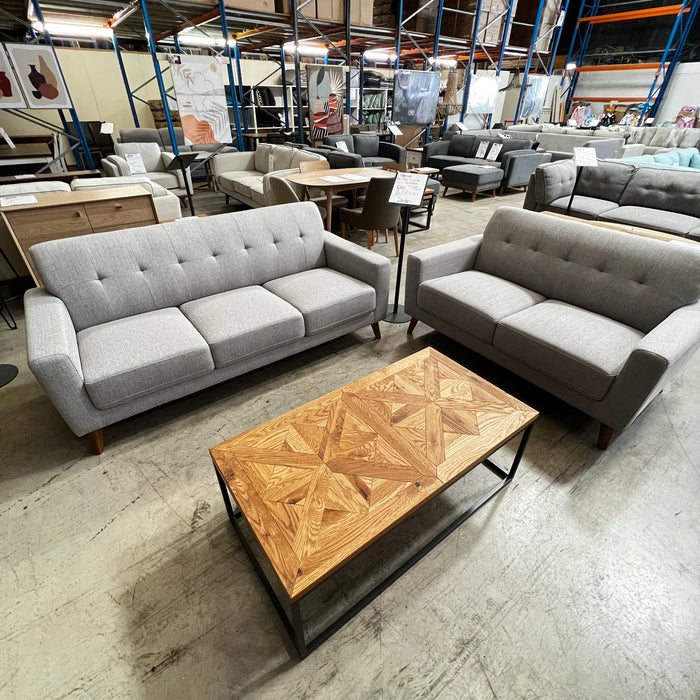 CORAL Alma 3+2 Sofa - Zander Grey discounted furniture in Adelaide