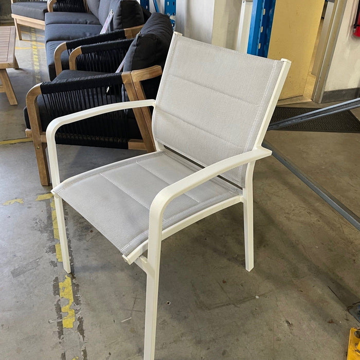 GOODUSD Mantra Dining Chair Padded White discounted furniture in Adelaide