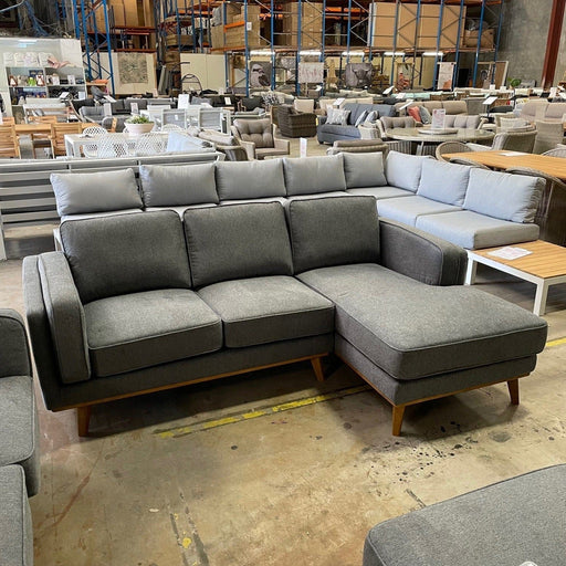 CORAL Dahlia RHF 3 Seat with Chaise -Grey discounted furniture in Adelaide
