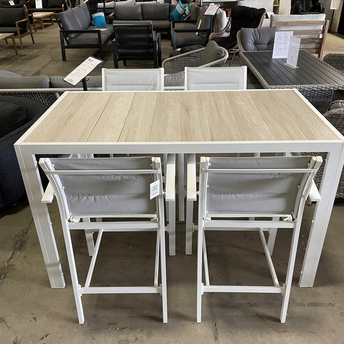 GOOD Ekaterina Bar Table White discounted furniture in Adelaide