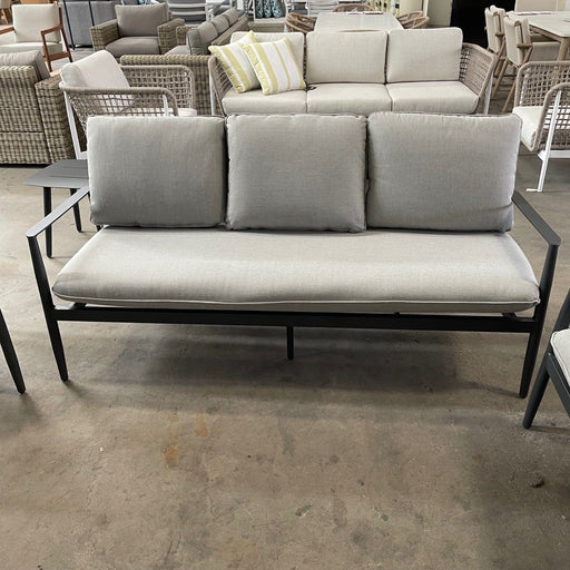 GOODUSD French 3Pce Outdoor Lounge-Gunmetal discounted furniture in Adelaide