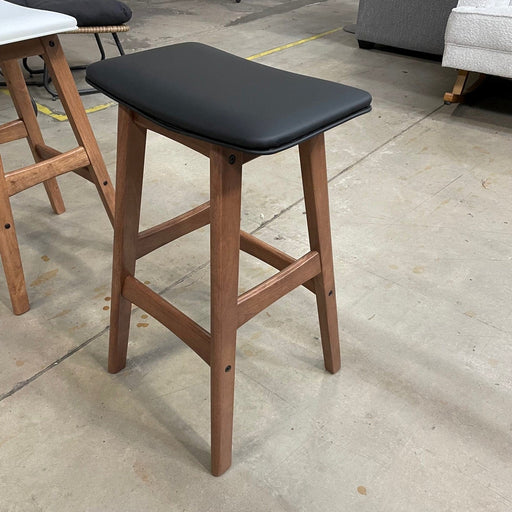 DIAMOND GANG STOOL-black/walnut discounted furniture in Adelaide