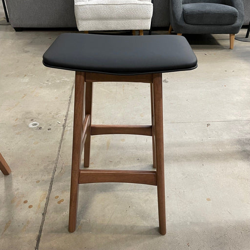 DIAMOND GANG STOOL-black/walnut discounted furniture in Adelaide