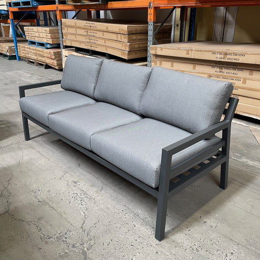 GOOD Mantua 5 Pce Low Dining-Gunmetal discounted furniture in Adelaide