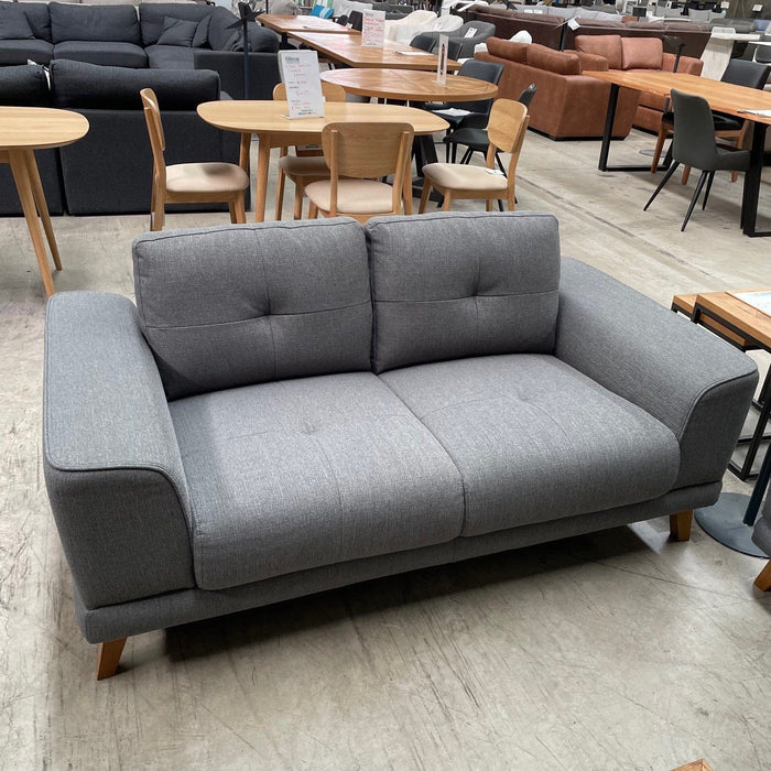 CORAL Norman 2 seat sofa-Charcoal discounted furniture in Adelaide