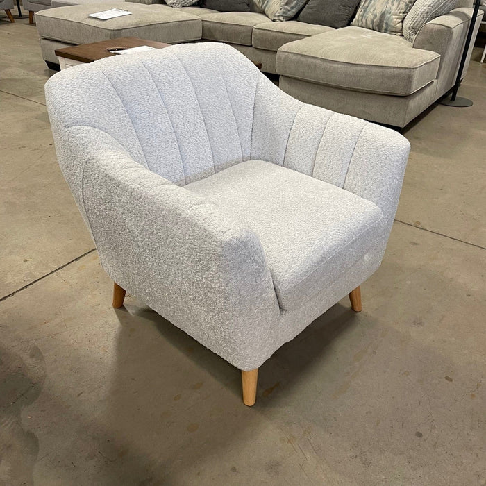 CORAL Ridges Chair -Boucle Grey discounted furniture in Adelaide