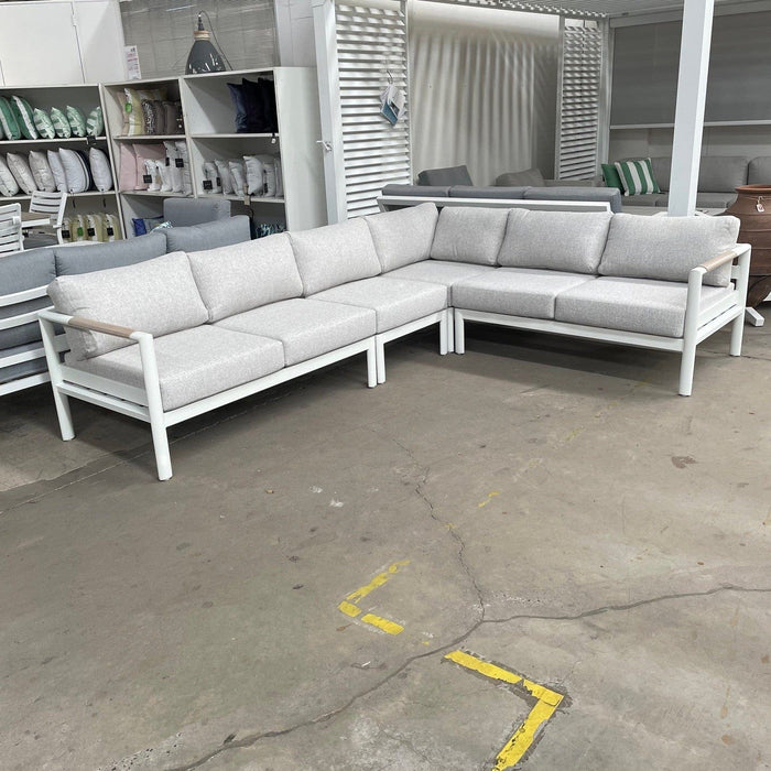 GOODUSD Vita Corner Lounge Suite-White discounted furniture in Adelaide
