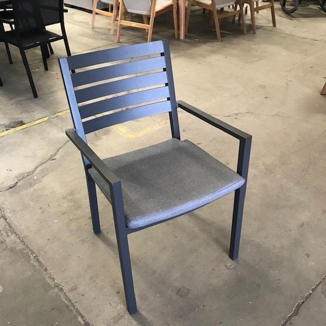 Australian Furniture Warehouse Mayfair Outdoor Chair -Gunmetal discounted furniture in Adelaide