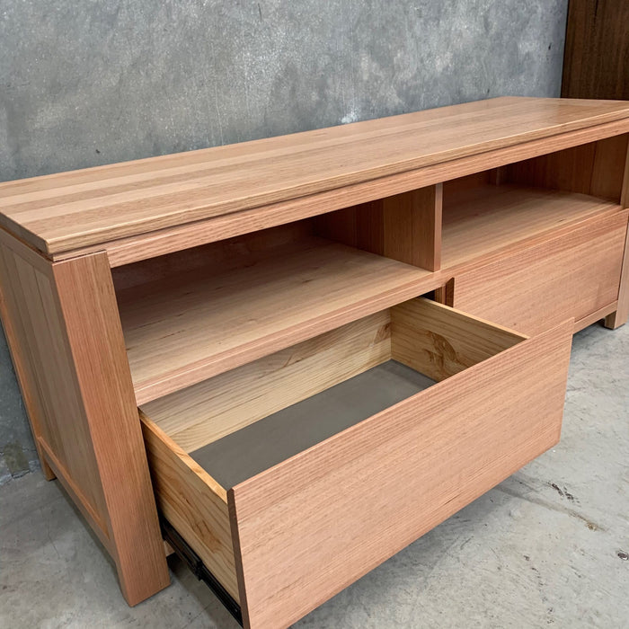 CLOUD Domus TV Unit 150cm 2drw 2 open discounted furniture in Adelaide