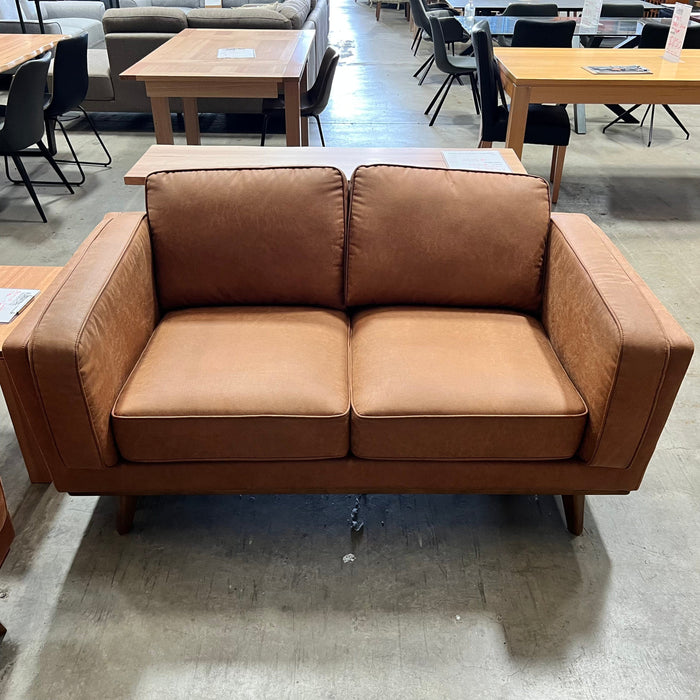 CORAL Dahlia 2 Seat Sofa - Tan Fabric discounted furniture in Adelaide