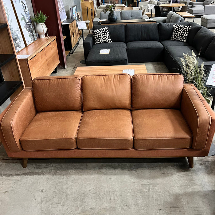 CORAL Dahlia 3 Seat Sofa - Tan Fabric discounted furniture in Adelaide