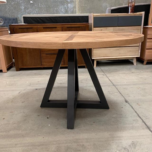 INTERWOO Indus Round Dining Table - 125cm discounted furniture in Adelaide