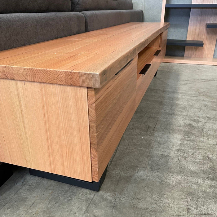 Australian Furniture Warehouse Knox  V2 TV Unit 220cm- Tassie Oak discounted furniture in Adelaide