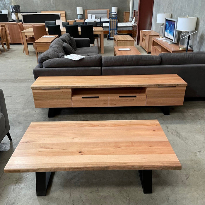 Australian Furniture Warehouse Knox  V2 TV Unit 220cm- Tassie Oak discounted furniture in Adelaide