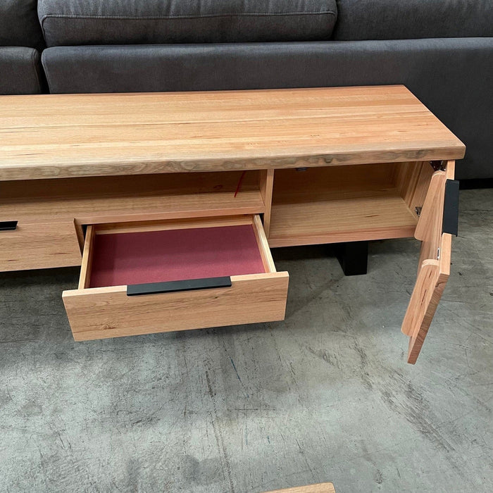 Australian Furniture Warehouse Knox  V2 TV Unit 220cm- Tassie Oak discounted furniture in Adelaide