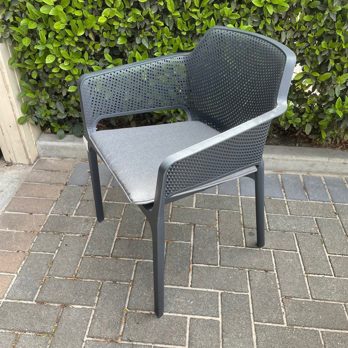 GOOD Bailey Chair - Charcoal with cushion discounted furniture in Adelaide