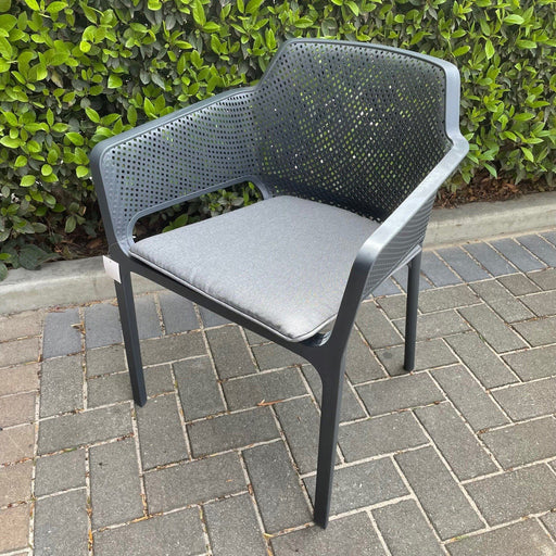 GOOD Bailey Chair - Charcoal with cushion discounted furniture in Adelaide
