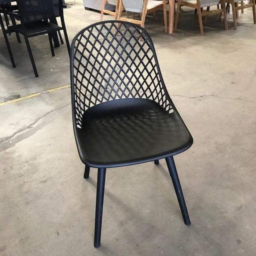 GOOD Cosmos Resin Chair -Black discounted furniture in Adelaide