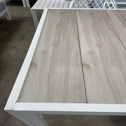 GOOD Ekaterina fixed 227cm table- White discounted furniture in Adelaide
