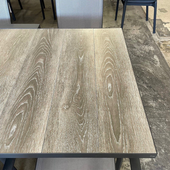 GOOD Ekaterina Extension Table Gunmetal discounted furniture in Adelaide