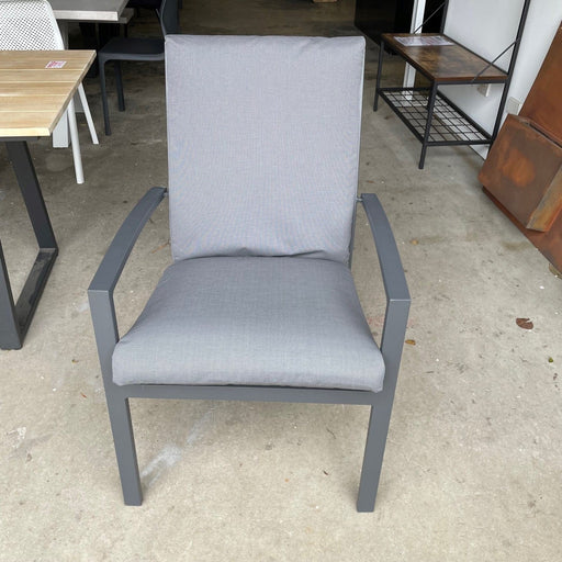 GOOD Matzo High Dining Chair- Gunmetal discounted furniture in Adelaide