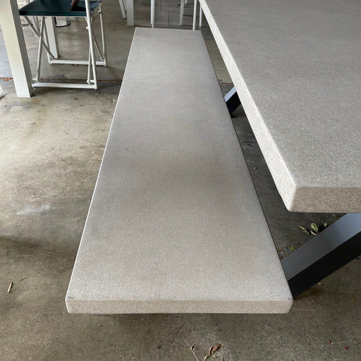 GOOD Switch Bench Industrial Gunmetal legs discounted furniture in Adelaide