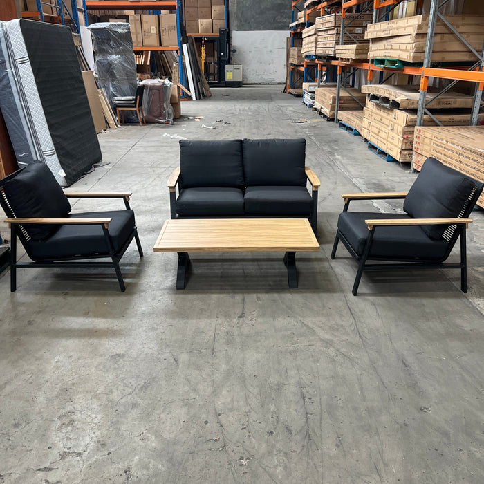 GOODUSD Emily 4pce Lounge Black discounted furniture in Adelaide