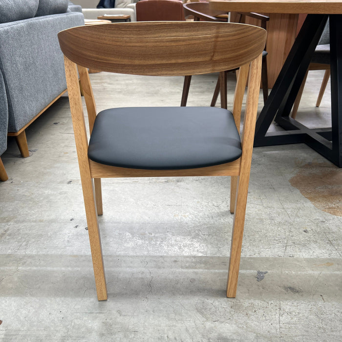 DIAMOND Sweden Chair Natural Black Seat discounted furniture in Adelaide