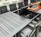 GOODUSD Picque Outdoor Extension Table-Gunmetal discounted furniture in Adelaide