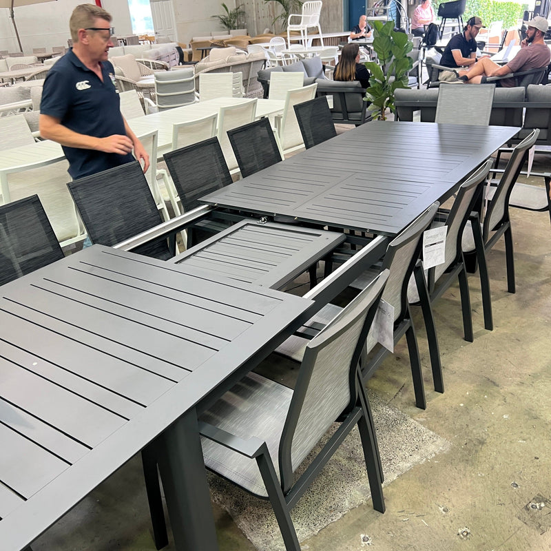 GOODUSD Picque Outdoor Extension Table-Gunmetal discounted furniture in Adelaide
