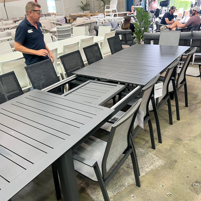 GOODUSD Picque Outdoor Extension Table-Gunmetal discounted furniture in Adelaide