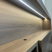 INSATO Barina King Bed-Urban Walnut discounted furniture in Adelaide