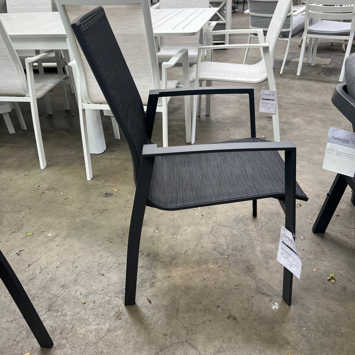 GOODUSD Picque Dining Chair Gunmetal discounted furniture in Adelaide