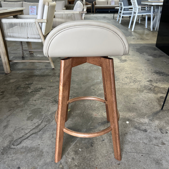 DIAMOND Caufield Stool-Light Walnut Clay discounted furniture in Adelaide