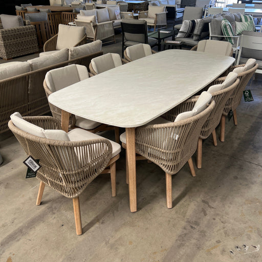 GOODUSD Mali 9 Pce Outdoor Dining Suite discounted furniture in Adelaide