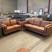 Australian Furniture Warehouse Domus + Dahlia Tan Lounge Bundle discounted furniture in Adelaide
