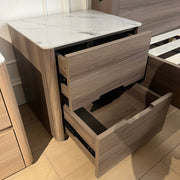 INSATO Barina Bedside-Urban Walnut discounted furniture in Adelaide