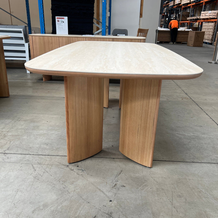CORAL Lilly Dining Table Sintered Stone 240cm discounted furniture in Adelaide