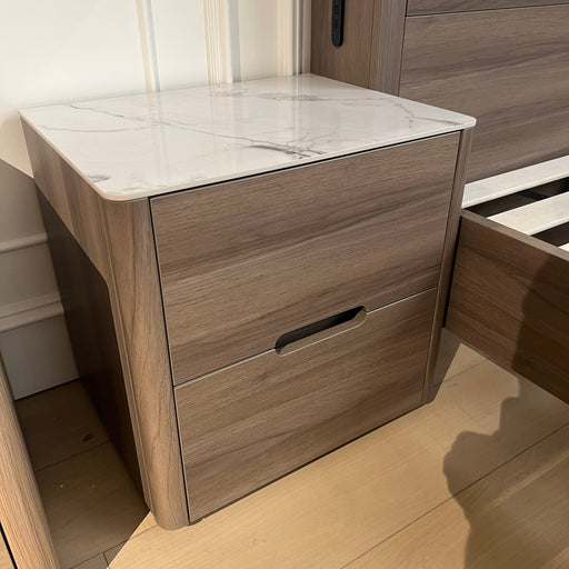 INSATO Barina Bedside-Urban Walnut discounted furniture in Adelaide