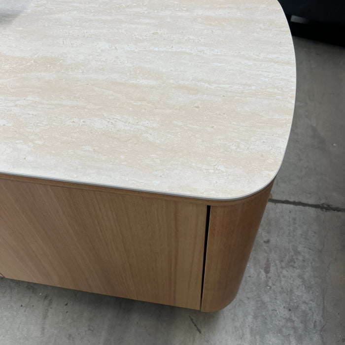CORAL Lilly TV Unit Sintered Stone discounted furniture in Adelaide