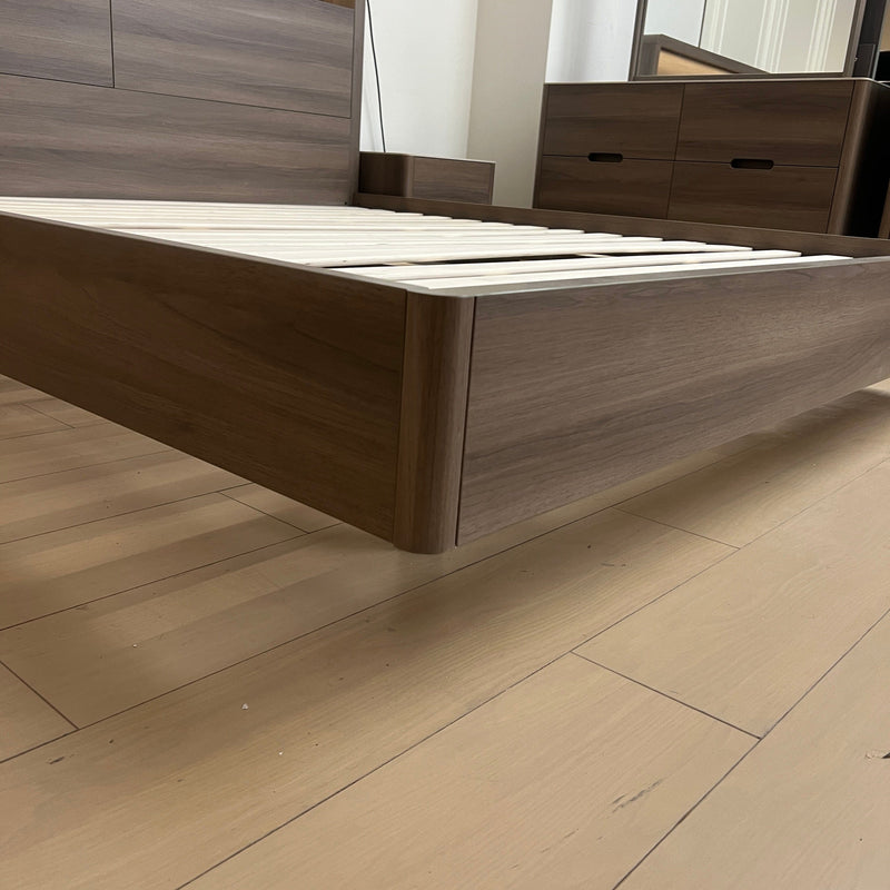 INSATO Barina King Bed-Urban Walnut discounted furniture in Adelaide