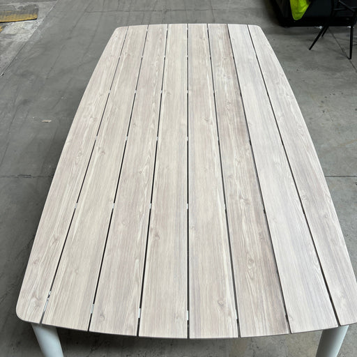 GOODUSD Alfie Dining Table 220cm-Wood Look White discounted furniture in Adelaide