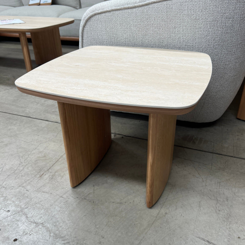 CORAL Lilly Lamp Table Sintered Stone discounted furniture in Adelaide