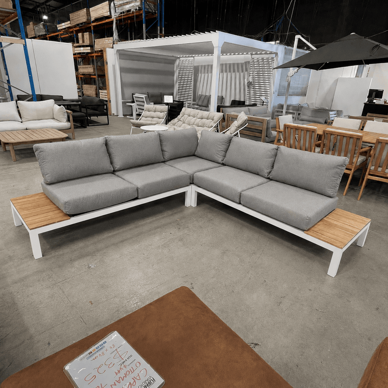 GOODUSD Verona Corner Lounge-White discounted furniture in Adelaide