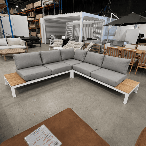 GOODUSD Verona Corner Lounge-White discounted furniture in Adelaide