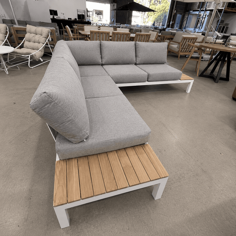GOODUSD Verona Corner Lounge-White discounted furniture in Adelaide