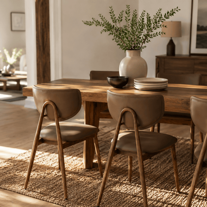 FOSHXTEN Felix Dining Chair-Latte discounted furniture in Adelaide