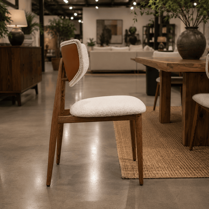 FOSHXTEN Felix Dining Chair-Beige discounted furniture in Adelaide